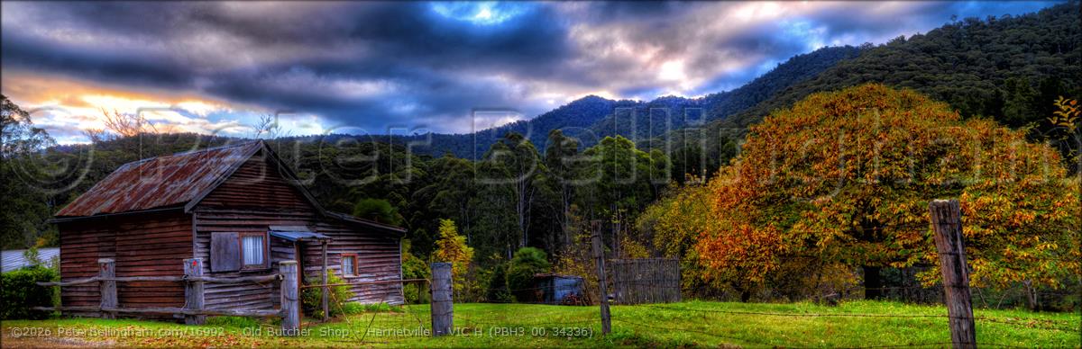Peter Bellingham Photography Old Butcher Shop - Harrietville - VIC H (PBH3 00 34336)